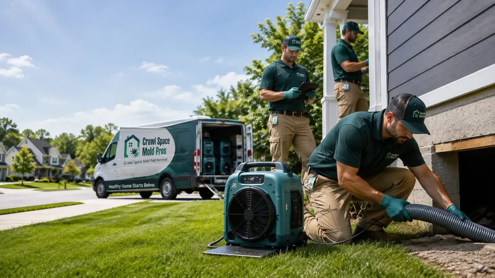 Crawl Space Mold Removal in Fredericksburg, PA